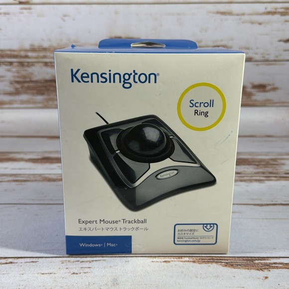 Kensington Other - New Kensington Expert Trackball Mouse K64325 Wired USB Ergonomic Black Silver